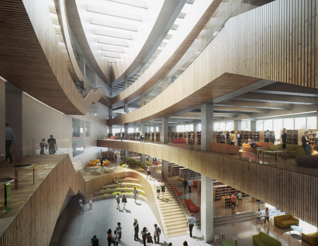 圖書館建筑布局、可以這樣設(shè)計(jì)！