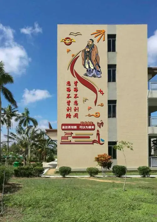 文化墻強烈的藝術表達，使其廣泛應用于現代裝飾